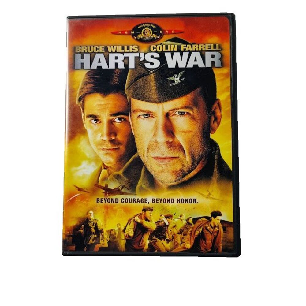 Hart's War DVD 2002 Movie Supense War Military R Bruce Willis Colin Farrell